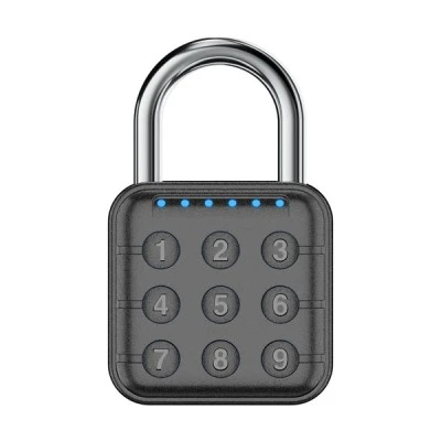 Λουκέτο Bluetooth με κωδικό για πολλαπλές εφαρμογές αδιάβροχο IP67 με διάσταση 7.6x4.6x2.2cm μαύρο χρώμα