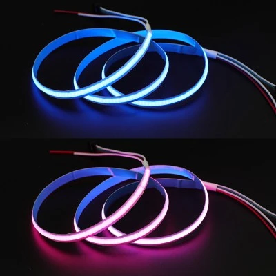 Led COB ταινία 1m 8W 24VDC Κόκκινο φως IP20 μη στεγανή εύκαμπτη & αυτοκόλλητη