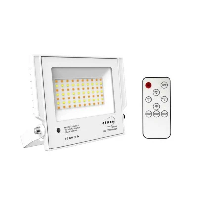 Προβολέας LED SMD 50W CCT 4 σε 1 IP66 dimmable με ασύρματο controller 20x18x2.8cm