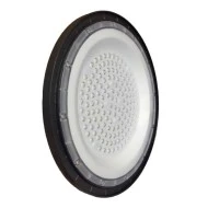 Φωτιστικό καμπάνα HIGH BAY 100W 10000LM UFO 6000K ψυχρό φως με γωνία φωτός 80° Φ26 σε μαύρο χρώμα