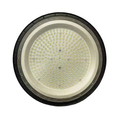 Φωτιστικό καμπάνα Φ36 HIGH BAY 200W UFO 6000K ψυχρό φως 20000LM με διάχυση φωτός 90° μαύρο χρώμα