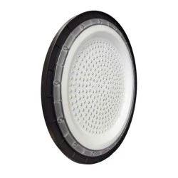 Καμπάνα φωτιστικό HIGH BAY Φ36 200W UFO με ενδιάμεσο φως 4000K 20000LM και γωνία θέασης 90° σε μαύρο χρώμα