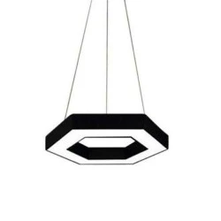 Μαύρο κρεμαστό φωτιστικό LED LIVORNO CCT 110W με δυνατότητα ρύθμισης του φωτός