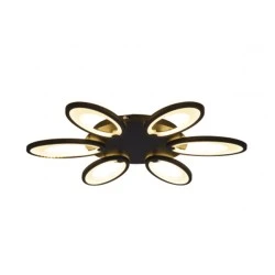 Φωτιστικό LED PAMPLONA μαύρο χρώμα 82W 8200L με ασύρματο controller ντιμαριζόμενο cct Φωτιστικό LED PAMPLONA μαύρο χρώμα 82W 8200L με ασύρματο controller ντιμαριζόμενο cct
