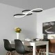 Μαύρο κρεμαστό φωτιστικό LED GIRONA CCT 72W 7200L ντιμαριζόμενο με ασύρματο χειριστήριο Μαύρο κρεμαστό φωτιστικό LED GIRONA CCT 72W 7200L ντιμαριζόμενο με ασύρματο χειριστήριο