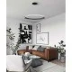 Φωτιστικό κρεμαστό LED MURCIA μαύρο χρώμα 116W με δυνατότητα επιλογής φωτός CCT και ασύρματο controller Φωτιστικό κρεμαστό LED MURCIA μαύρο χρώμα 116W με δυνατότητα επιλογής φωτός CCT και ασύρματο controller