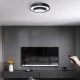 Φωτιστικό κρεμαστό LED LORCA μαύρο χρώμα 64W 6400L με δυνατότητα επιλογής φωτός και ασύρματο controller