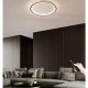 Φωτιστικό οροφής LED TARRAGONA WHITE 76W 7600L από αλουμίνιο Φ50x 5cm με δυνατότητα ρύθμισης του φωτός