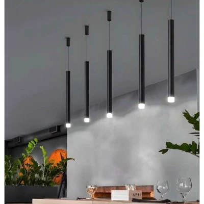 Κρεμαστό μοντέρνο φωτιστικό LED 5W CCT με δυνατότητα ρύθμισης του φωτός μαύρο χρώμα Κρεμαστό μοντέρνο φωτιστικό LED 5W CCT με δυνατότητα ρύθμισης του φωτός μαύρο χρώμα
