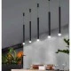 Κρεμαστό μοντέρνο φωτιστικό LED 5W CCT με δυνατότητα ρύθμισης του φωτός μαύρο χρώμα Κρεμαστό μοντέρνο φωτιστικό LED 5W CCT με δυνατότητα ρύθμισης του φωτός μαύρο χρώμα