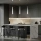 Μοντέρνο κρεμαστό φωτιστικό μονόφωτο LED 5W 550L λευκό χρώμα από αλουμίνιο 