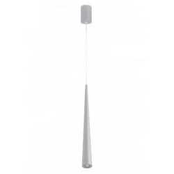 Μοντέρνο κρεμαστό φωτιστικό μονόφωτο LED 5W 550L λευκό χρώμα από αλουμίνιο 