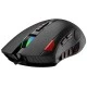 Ενσύρματο gaming ποντίκι AULA Fire H512 5000DPI 12 πλήκτρα RGB μαύρο