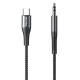Καλώδιο USB Type-C αρσενικό σε 3.5mm AWEI CL-116T AUX μήκους 1m μαύρο