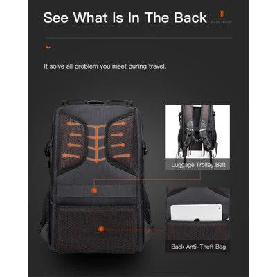 Τσάντα πλάτης ARCTIC HUNTER B00387 με θήκη laptop 15.6