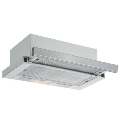 Απορροφητήρας συρόμενος 220-240V/50 Hz 2 μοτέρ 95W turbo 460 m3/h inox 55/68db 17,5x60x30cm