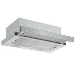 Απορροφητήρας συρόμενος ασημί B02-171-21 240W με 2 μοτέρ απορρόφησης 460m³/h