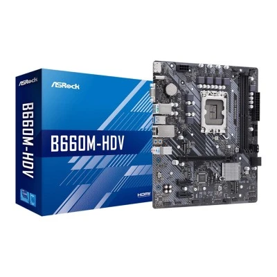 Μητρική ASROCK B660M-HDV, 2x DDR4, s1700, USB 3.2 Gen1, mATX Μητρική ASROCK B660M-HDV, 2x DDR4, s1700, USB 3.2 Gen1, mATX