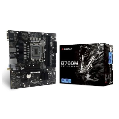 Μητρική BIOSTAR B760MX2-E D4, 2x DDR4, Intel s1700, uATX, 2.5G LAN, Ver. 6.0