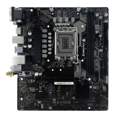 Μητρική BIOSTAR B760MX2-E D4, 2x DDR4, Intel s1700, uATX, 2.5G LAN, Ver. 6.0