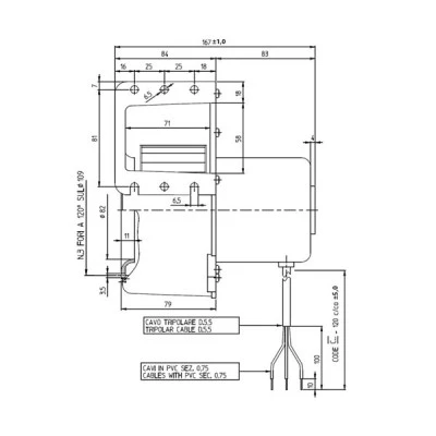 Βεντιλατέρ σαλίγκαρος  CF 100-35 80W παροχή αέρος 220m³/h 2.430 rpm στροφές