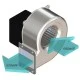 Βεντιλατέρ σαλίγκαρος  CF 100-35 80W παροχή αέρος 220m³/h 2.430 rpm στροφές