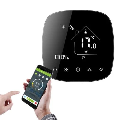 Smart θερμοστάτης πετρελαίου BHT-001-GBLW WiFi με δυνατότητα διαχείρισης & προγραμματισμού μέσω app Smart θερμοστάτης πετρελαίου BHT-001-GBLW WiFi με δυνατότητα διαχείρισης & προγραμματισμού μέσω app
