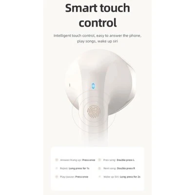 Earphones USAMS με θήκη φόρτιση True Wireless Φ13mm με μαύρα χρώμα