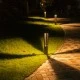 Φωτιστικό κολωνάκι LED κήπου μαύρο χρώμα 10W 3000Κ θερμό λευκό φως 60cm από χυτό αλουμίνιο