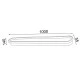 Φωτιστικό οροφής Led Solo 41W Dimmable CCT 3650lm μεταλλικό σε λευκό χρώμα IP20 με διάσταση 100x14x6cm Φωτιστικό οροφής Led Solo 41W Dimmable CCT 3650lm μεταλλικό σε λευκό χρώμα IP20 με διάσταση 100x14x6cm