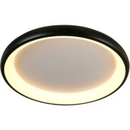 Φωτιστικό οροφής LED DIANA​ 48W θερμό λευκό φως 3000k 4610lm D61xh8,5cm μαύρο μεταλλικό