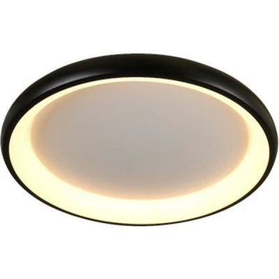 Φωτιστικό οροφής LED DIANA​ 48W θερμό λευκό φως 3000k 4610lm D61xh8,5cm μαύρο μεταλλικό