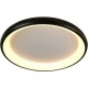 Φωτιστικό οροφής LED DIANA​ 48W θερμό λευκό φως 3000k 4610lm D61xh8,5cm μαύρο μεταλλικό
