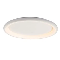 Πλαφονιέρα οροφής LED 48W θερμό φως 3000k 4610lm λευκή μεταλλική D61xh8,5cm IP20