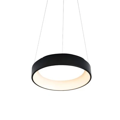 Κρεμαστό φωτιστικό LED APOLLO 48W 3000k θερμό λευκό φως 2630lm μαύρο μεταλλικό D60xh120cm Κρεμαστό φωτιστικό LED APOLLO 48W 3000k θερμό λευκό φως 2630lm μαύρο μεταλλικό D60xh120cm
