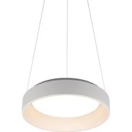 Κρεμαστό LED φωτιστικό APOLLO 34W 3000k θερμό λευκό φως 1700lm λευκό μεταλλικό D45xh120cm