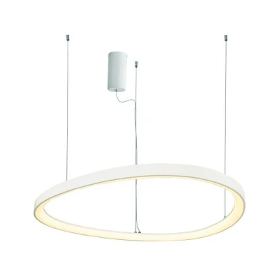 Φωτιστικό LED κρεμαστό HARMONY 36W θερμό φως 3000k 2700lm λευκό αλουμίνιο D42xH120cm IP20