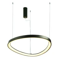 Φωτιστικό LED κρεμαστό HARMONY 54W θερμό φως 3000k 4000lm μαύρο αλουμίνιο D60xH120cm IP20