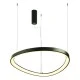 Φωτιστικό LED κρεμαστό HARMONY 54W θερμό φως 3000k 4000lm μαύρο αλουμίνιο D60xH120cm IP20 Φωτιστικό LED κρεμαστό HARMONY 54W θερμό φως 3000k 4000lm μαύρο αλουμίνιο D60xH120cm IP20