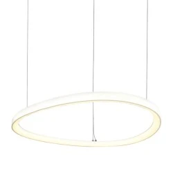 Φωτιστικό LED κρεμαστό HARMONY 54W θερμό φως 3000k 4000lm λευκό αλουμινίου D60xh120cm IP20