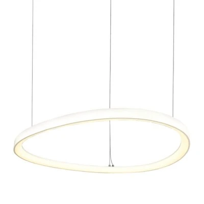 Κρεμαστό LED φωτιστικό HARMONY 74W θερμό φως 3000k 6500lm λευκό αλουμινίου D80xh120cm IP20 Κρεμαστό LED φωτιστικό HARMONY 74W θερμό φως 3000k 6500lm λευκό αλουμινίου D80xh120cm IP20
