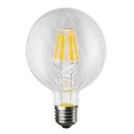 Λάμπα led filament Globe ντιμαριζόμενη Ε27 6W 230V 2700k θερμό λευκό φως 690Lm