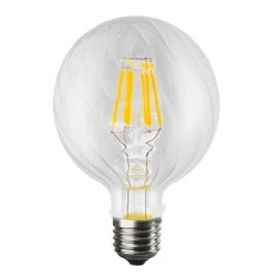 Λάμπα led filament Globe ντιμαριζόμενη Ε27 6W 230V 2700k θερμό λευκό φως 690Lm