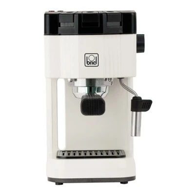 Μηχανή espresso BRIEL B15 20 bar 1000W μπεζ με ανοξείδωτο Boiler και προστασία υπερθέρμανσης