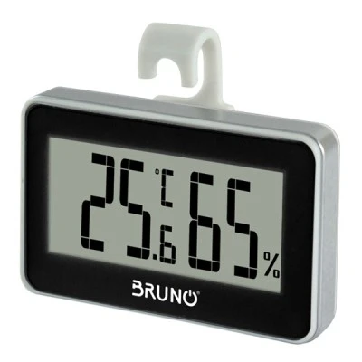 Ψηφιακό θερμόμετρο & υγρασιόμετρο BRUNO BRN-0081 °C & °F με μεγάλη ευανάγνωστη οθόνη