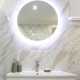 Bruno καθρέφτης μπάνιου LED BRN-0199, στρόγγυλος, 24W, Φ60cm, IP67