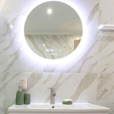 BRUNO καθρέφτης μπάνιου LED BRN-0200, στρόγγυλος, 24W, Φ70cm, IP67 BRUNO καθρέφτης μπάνιου LED BRN-0200, στρόγγυλος, 24W, Φ70cm, IP67