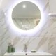 BRUNO καθρέφτης μπάνιου LED BRN-0201, στρόγγυλος, 24W, Φ80cm, IP67
