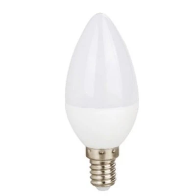 Λάμπα Led κεράκι E14 8W 230V ψυχρό φως 6000k 750lm δέσμης 200° 30000h