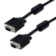 Καλώδιο VGA POWERTECH CAB-G003 15pin M-M Full HD CCS 3+6 2x ferrites μήκους 1.5m